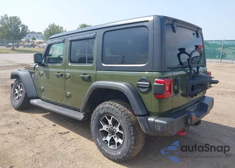 2021 Jeep Wrangler Unlimited Rubicon 4X4 из США, поврежденный, VIN 1C4HJXFGXMW562262